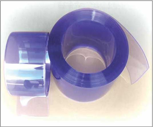 PLASTIC AIR CURTAIN 200mm X 2mm X 50m