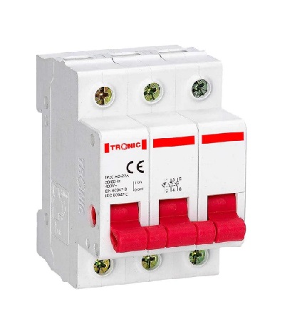 TRONIC NEW MCB THREE POLE 32AMPS 6KA MC 6K32-03